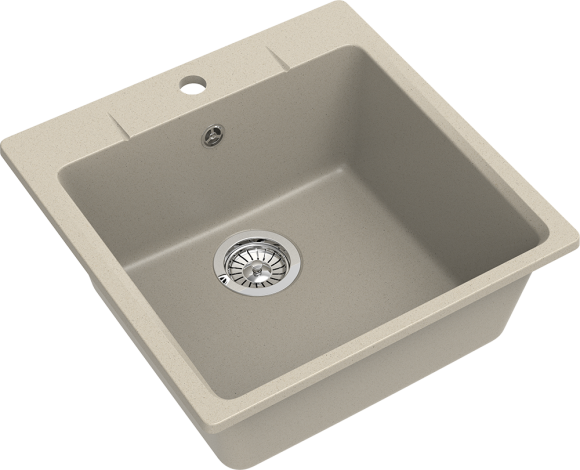 EWIGSTEIN Мойка GERD 50  1-чаша 510*510мм темно-бежевый арт.EW-