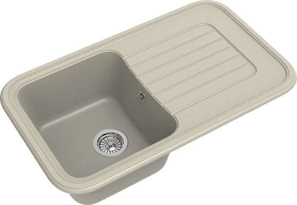 EWIGSTEIN Мойка ANTIK 60F  1-чаша+крыло 860*510мм топаз арт.EW-