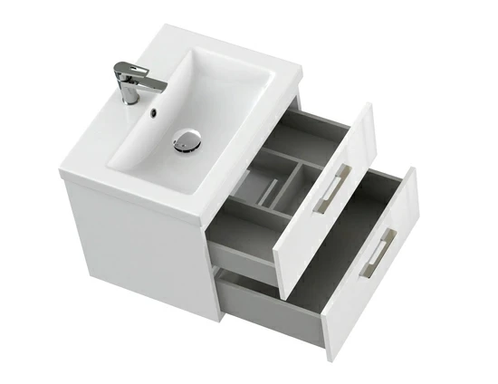 Тумба под раковину подвесная LARA 60 для COMO 60 белый
