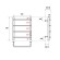 Полотенцесушитель электрический Point Ника PN08856 П4 500x600 диммер справа, хром