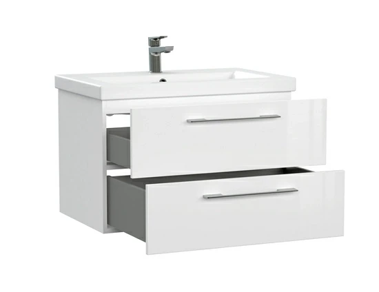 Тумба под раковину подвесная LARA 70 для COMO 70 белый