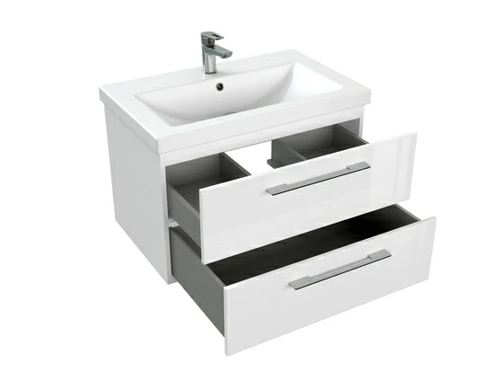 Тумба под раковину подвесная LARA 70 для COMO 70 белый