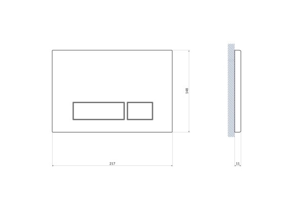 Кнопка TORRO для LINK PRO/VECTOR/LINK/HI-TEC сталь хром матовый