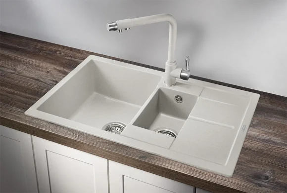 7802, БАЗАЛЬТ, кухонная мойка, кварц 7802, БАЗАЛЬТ, кухонная мойка, кварц