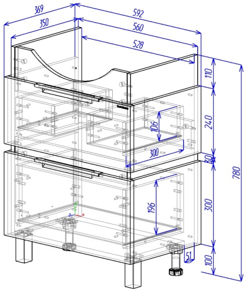 60 Тумба "Ares 60" (ум. Элегия 60)