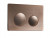 Кнопка смыва EvaGold 03, пластик круг бронза для инсталляции EvaGold 400 и EvaGold 500 