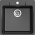 EWIGSTEIN Мойка GERD 50  1-чаша 510*510мм черный арт.EW-