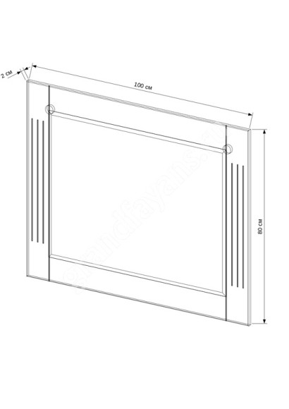 100 Зеркало "Bellucci 100"
