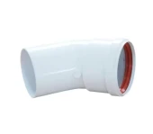 Колено алюминиевое 45 гр. d-80 мм (папа/мама) Krats