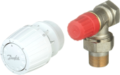 Запорный вентиль Danfoss 013G2235 3/4" с термостатом, угловой, для двухтрубной системы Запорный вентиль Danfoss 013G2235 3/4" с термостатом, угловой, для двухтрубной системы