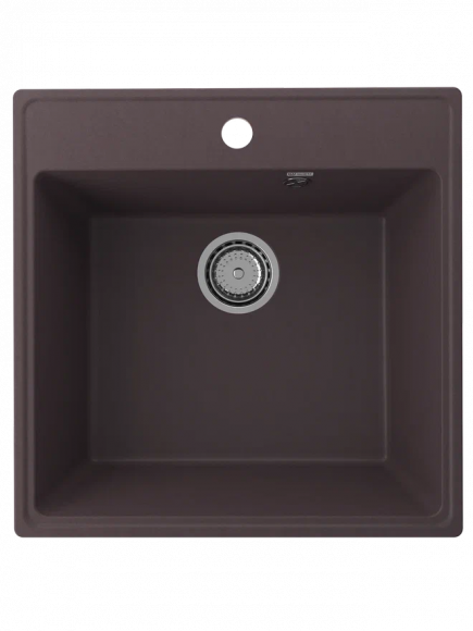 Мойка ULGRAN Quartz Forte 505-06, трюфель