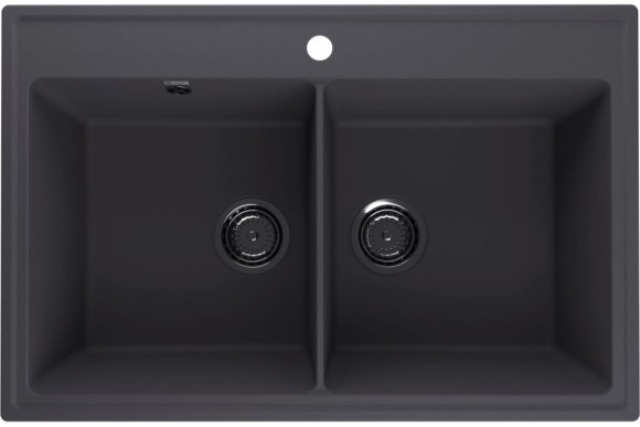 Мойка ULGRAN Quartz Ruma 780-07, уголь