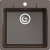 EWIGSTEIN Мойка GERD 50  1-чаша 510*510мм шоколад арт.EW-