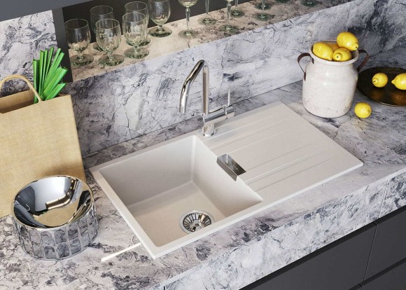 Кухонная мойка TOLERO Loft TL-750 (№911 (Черн))