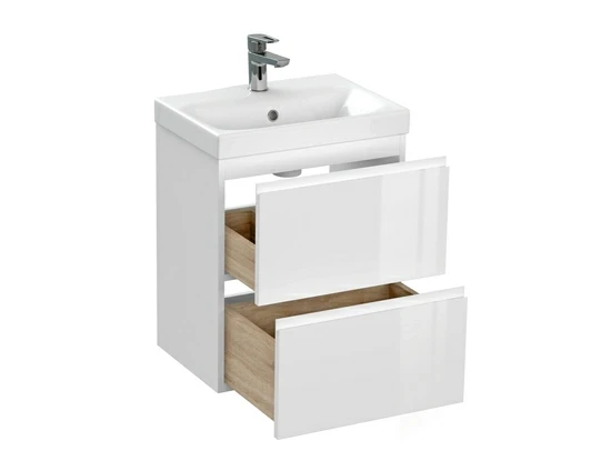 Тумба под раковину подвесная MODUO 50 для MODUO SLIM 50 узкая белый