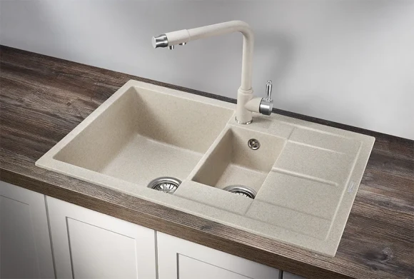 7802, ПИРИТ, кухонная мойка, кварц 7802, ПИРИТ, кухонная мойка, кварц