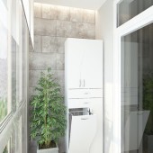 Пенал-шкаф 60 В 2 ств.(корз)