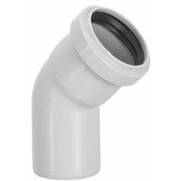 Колено Silenta 110х67,5 из ПВХ HAKAN