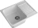GRANFEST Мойка QUARZ 13  1-чаша+крыло 620*480мм серый арт.GF-Z-