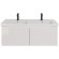 Тумба W, 125 см, подвесная, для умывальника "Гармония" 125 см или стеклянной столешницы W, 2 ящика, белый глянец