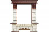Портал Dimplex Pierre Luxe - Темный дуб / Белый (Высота 1060мм) Портал Dimplex Pierre Luxe - Темный дуб / Белый (Высота 1060мм)