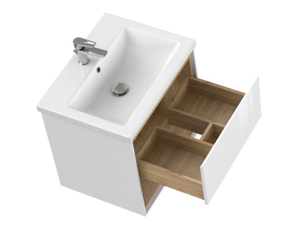 Тумба под раковину подвесная LOUNA 60 для COMO 60 белый