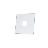 Экран защитный 500*500(зерк. нерж.) с отверстием 120