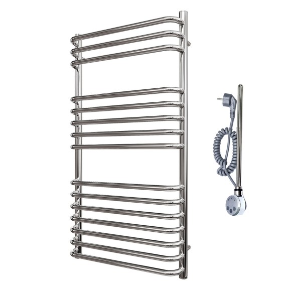 Полотенцесушитель электрический Point Нептун премиум PN09150SE П15 500x1000 левый/правый, хром Полотенцесушитель электрический Point Нептун премиум PN09150SE П15 500x1000 левый/правый, хром