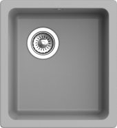 EWIGSTEIN Мойка 3540 подстольный монтаж 1-чаша 420*460мм серый  металлик арт.EW- EWIGSTEIN Мойка 3540 подстольный монтаж 1-чаша 420*460мм серый  металлик арт.EW-