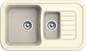 EWIGSTEIN Мойка ANTIK 60KF 1,5-чаши+крыло 860*510мм крем арт.EW- EWIGSTEIN Мойка ANTIK 60KF 1,5-чаши+крыло 860*510мм крем арт.EW-