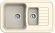 EWIGSTEIN Мойка ANTIK 60KF  1,5-чаши+крыло 860*510мм крем арт.EW-
