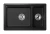 KS-7304U, ЧЁРНЫЙ  кухонная мойка, кварц