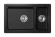 KS-7304U, ЧЁРНЫЙ  кухонная мойка, кварц