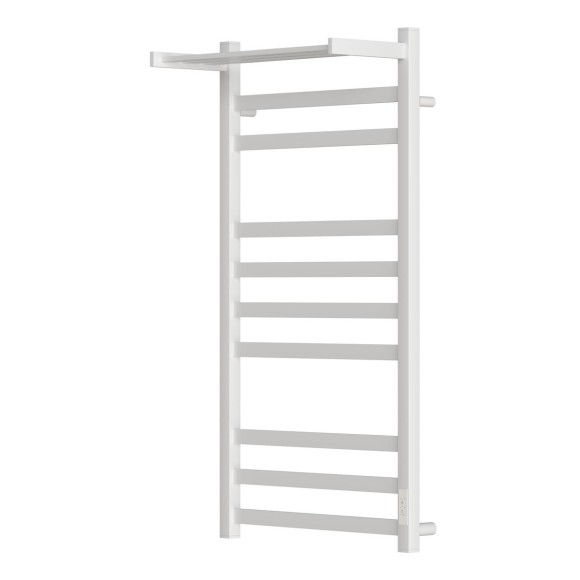 Полотенцесушитель электрический Point Меркурий PN83850PW П9 500x1000 с полкой, диммер справа, белый Полотенцесушитель электрический Point Меркурий PN83850PW П9 500x1000 с полкой, диммер справа, белый