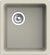 EWIGSTEIN Мойка 3540 подстольный монтаж 1-чаша 420*460мм топаз арт.EW-