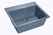 GRANFEST Мойка QUADRO 560 1-чаша 558*498мм графит арт.GF-