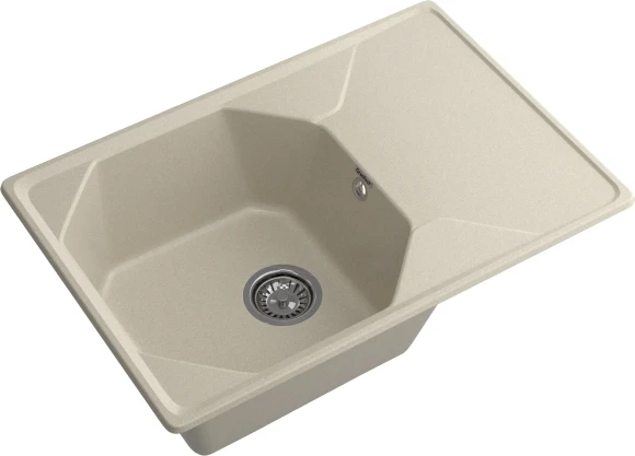 GRANFEST Мойка UNIQUE 740L 1-чаша+крыло 740*500мм топаз арт.GF- GRANFEST Мойка UNIQUE 740L 1-чаша+крыло 740*500мм топаз арт.GF-