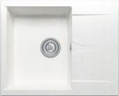 Кухонная мойка Polygran GALS-620 №36 Белый Хлопок