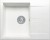 Кухонная мойка Polygran GALS-620 №36 Белый Хлопок