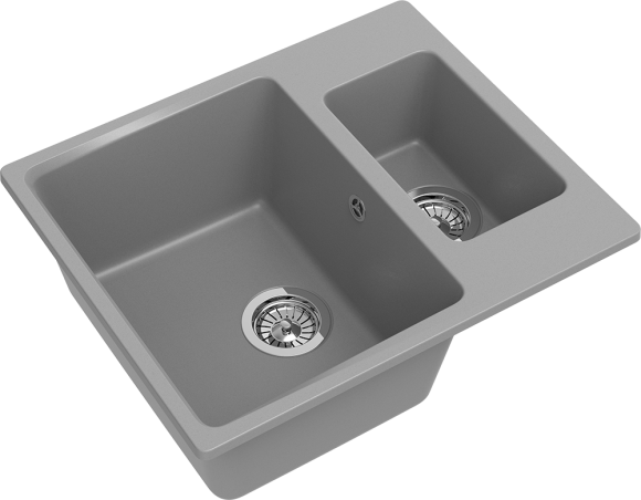 EWIGSTEIN Мойка GERD 60K  1,5-чаша 600*500мм серый металлик арт.EW-