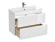 Тумба под раковину подвесная MODUO 80 для MODUO SLIM 80 узкая белый