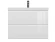 Тумба под раковину подвесная MODUO 80 для MODUO SLIM 80 узкая белый