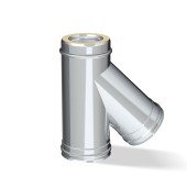 Сэндвич-тройник 135 (н/ж.ст.0,5мм+н/ж.ст) Ф150х210