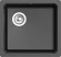 EWIGSTEIN Мойка 4540 подстольный монтаж 1-чаша 490*440мм антрацит арт.EW-