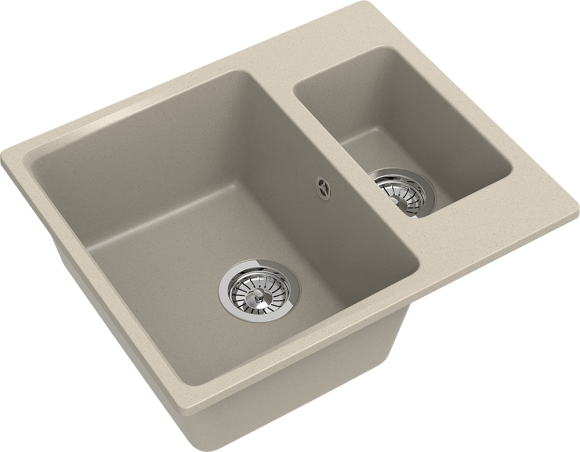 EWIGSTEIN Мойка GERD 60K  1,5-чаша 600*500мм темно-бежевый арт.EW-