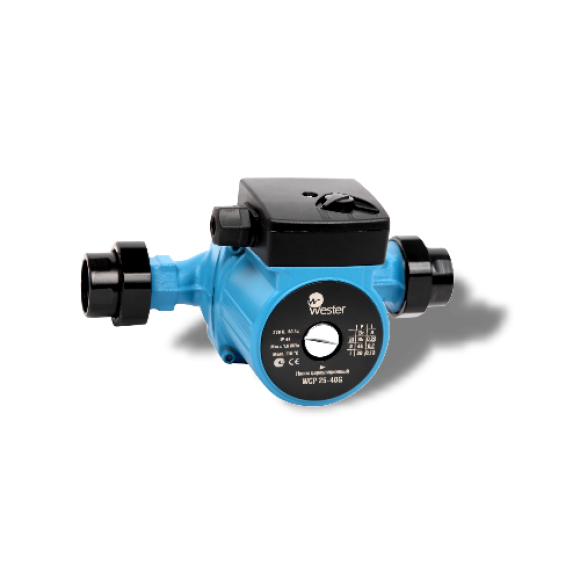Насос циркуляционный Wester WCP 25-40G 130 мм (с гайками) (8шт)