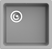 EWIGSTEIN Мойка 4540 подстольный монтаж 1-чаша 490*440мм серый  металлик арт.EW- EWIGSTEIN Мойка 4540 подстольный монтаж 1-чаша 490*440мм серый  металлик арт.EW-