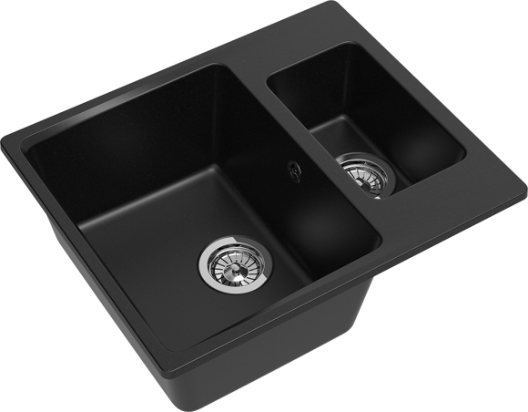 EWIGSTEIN Мойка GERD 60K  1,5-чаша 600*500мм черный арт.EW-
