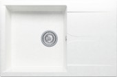 Кухонная мойка Polygran GALS-760 №36 Белый Хлопок