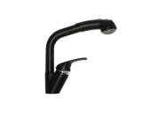 Смеситель кухонный POLYGRAN Высокая Лейка (чёрный №16)